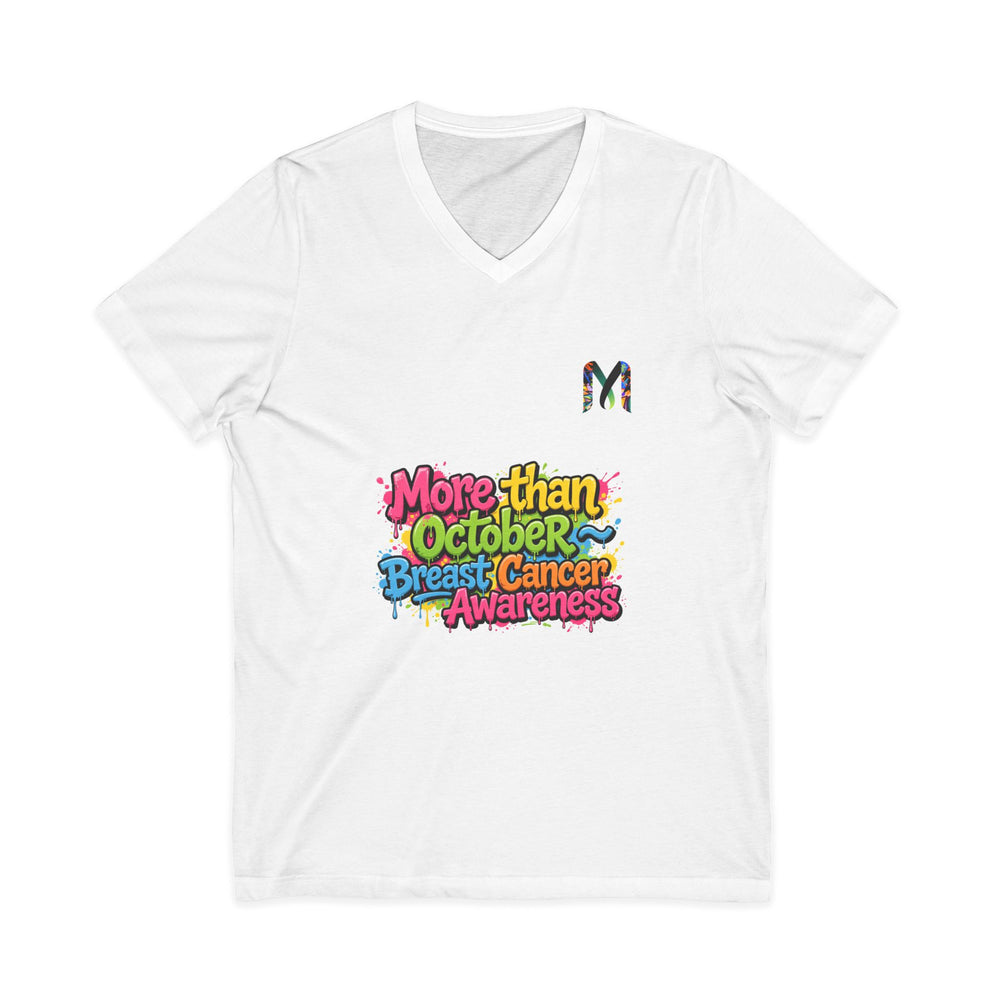 More than October Tee — Graffiti V-Neck