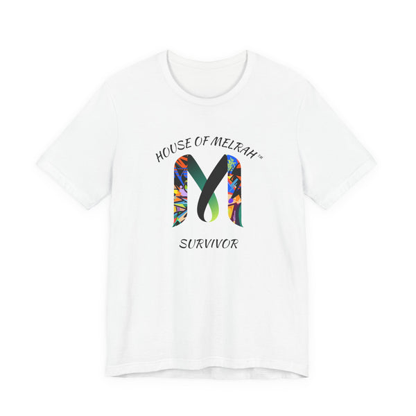 House of Melrah Survivor T-Shirt — Colorful Accent Monogram Tee