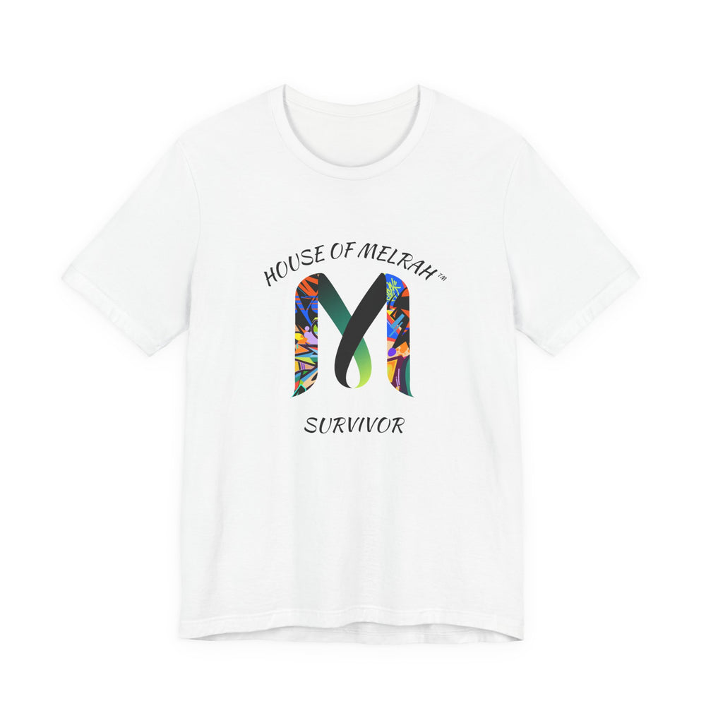 House of Melrah 'Survivor' Tee — Graffiti Monogram Short Sleeve Shirt