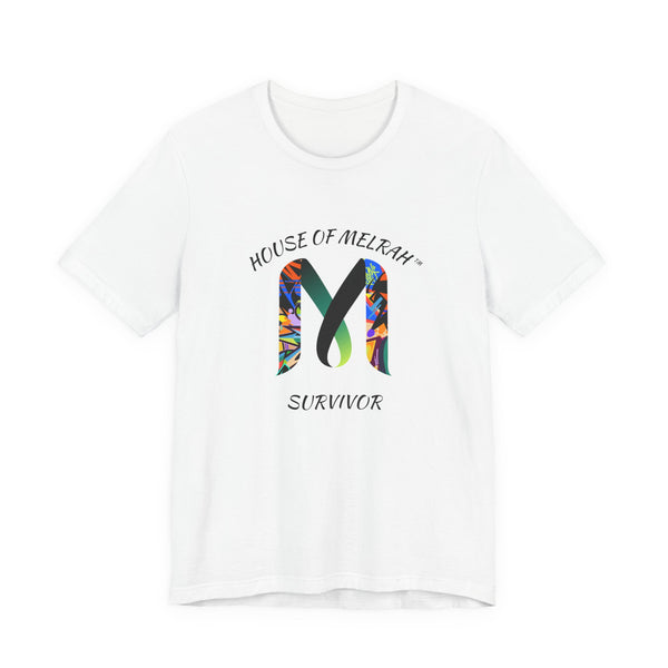 House of Melrah 'Survivor' Tee — Graffiti Monogram Short Sleeve Shirt