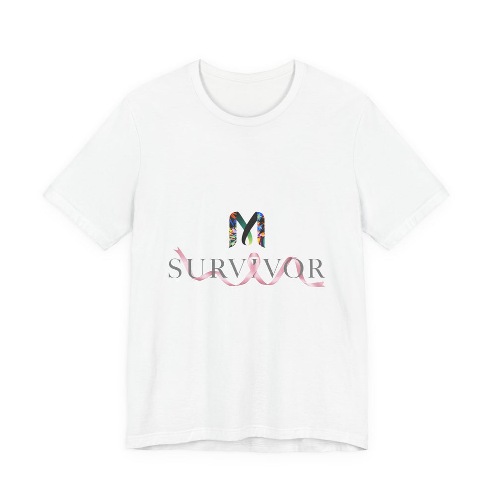 Survivor Ribbon T-Shirt – Breast Cancer Awareness Survivor Tee