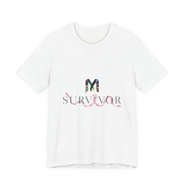 Survivor Ribbon T-Shirt – Breast Cancer Awareness Survivor Tee