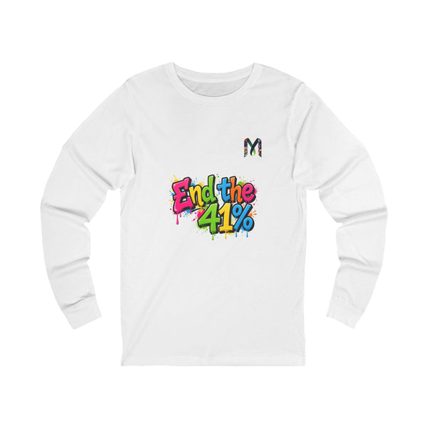 End the 41% Long Sleeve Tee — Graffiti