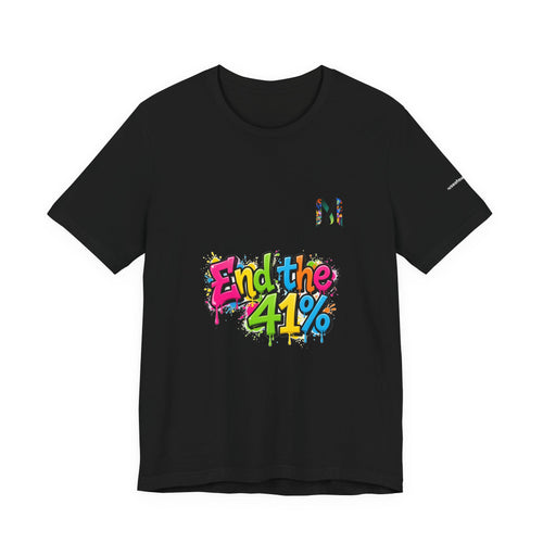 End the 41% Tee — Graffiti Crew Neck