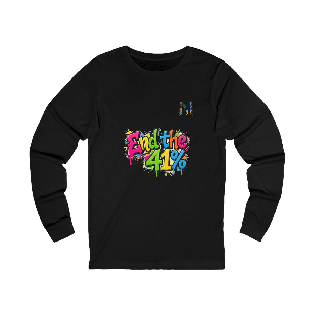 End the 41% Long Sleeve Tee — Graffiti