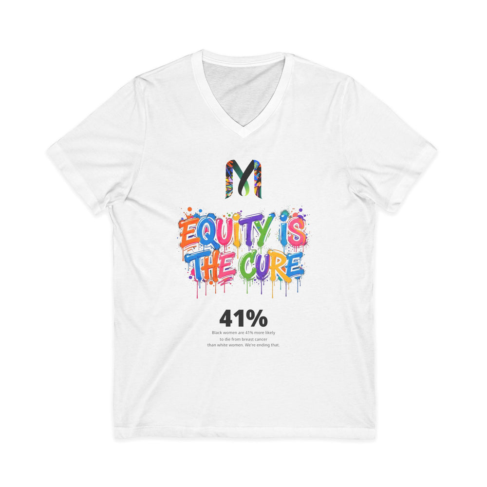 Equity Is the Cure Tee — Graffiti Advocacy V-Neck