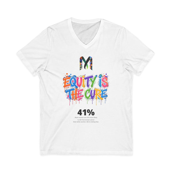 Equity Is the Cure Tee — Graffiti Advocacy V-Neck